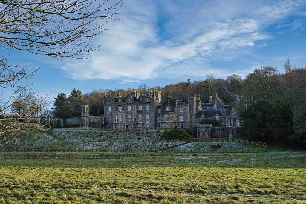 Abbotsford House in Winter